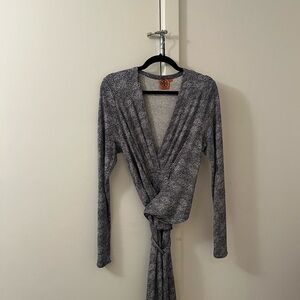 Navy blue and white vintage Tory.